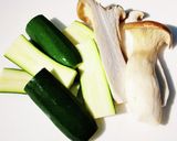 ズッキーニとエリンギのソテー作り方1写真