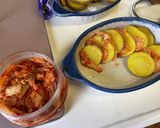 インカのめざめ&キムチのチーズ焼き作り方2写真
