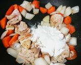 小松菜の味噌豆乳シチュー★グルテンフリー作り方1写真
