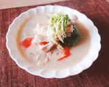 小松菜の味噌豆乳シチュー★グルテンフリー作り方5写真