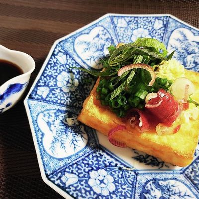 クックパッド 厚揚げの薬味乗せ by ねこ大好き♪ 【クックパッド】 簡単おいしい