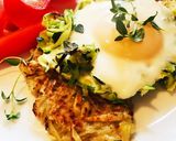 おろしポテトとズッキーニの簡単ランチ♪作り方6写真