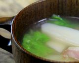 白菜とはんぺんのスープ作り方12写真