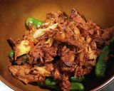 鰹缶 と ししとう のケチャップ焼きそば作り方5写真