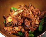 鰹缶 と ししとう のケチャップ焼きそば作り方5写真