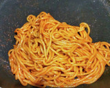 鰹缶 と ししとう のケチャップ焼きそば作り方8写真