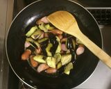 超簡単☆こく旨♫揚げ茄子マヨしょう油炒め作り方4写真