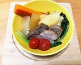 ストウブでキャンプ飯、塩豚肉の白ワイン煮作り方9写真