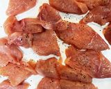鶏むね肉とズッキーニの豆板醤炒め作り方2写真
