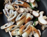 ちくわとにらと椎茸のささっとキムチ炒め作り方2写真