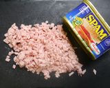簡単！スパムでハンバーグ作り方1写真