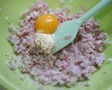 簡単！スパムでハンバーグ作り方2写真