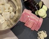 ナスとモッツァレラのトマトパスタ作り方1写真