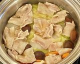 豚バラ肉と春キャベツのあっさり煮作り方6写真