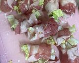 白菜の豚肉巻き作り方1写真