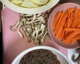 牛肉と野菜の甘辛炒め作り方1写真