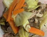 牛肉と野菜の甘辛炒め作り方5写真
