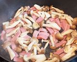 シメジとベーコンのホットサラダ作り方3写真