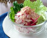 ラディッシュのおかかマヨサラダ。作り方5写真