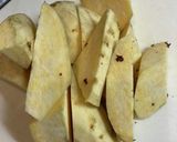 カリッカリ→水にドボン！大学芋作り方2写真