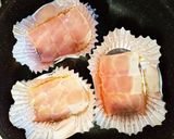 お弁当に♪ほったらかしベーコンエッグ作り方1写真