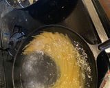 キノコとネギのおろしバター醤油パスタ作り方4写真