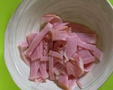 おつまみ【無限ピーマン】ハム味噌マヨ和え作り方2写真