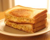 卵コーンチーズのホットサンド★冷凍可作り方17写真