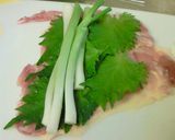 鶏肉の巻き巻き香味焼き作り方2写真