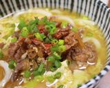 簡単☆かき玉肉うどん作り方7写真