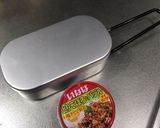 メスティン鶏そぼろバジル作り方1写真