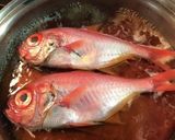 金目鯛の煮付け(昆布茶入り)作り方2写真