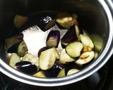 豚コマとナスと大葉の味噌煮作り方3写真