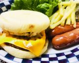 男の休日の朝はソーセージエッグマフィン♪作り方10写真
