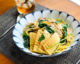 筍と豚ロースの和風パスタ作り方6写真