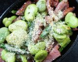 そら豆とベーコンのオーブン焼き作り方6写真