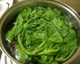 魚肉ソーセージと春菊の味噌マヨあえ作り方2写真