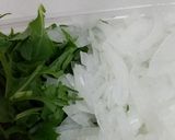 ヘルシー簡単キムチサラダ作り方1写真