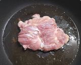 ふっくらチキンソテーのブランデー仕立て作り方2写真
