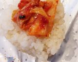キムチon焼おにぎり作り方3写真