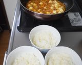 皆大好き✿玉ねぎ入りマーボー丼作り方16写真