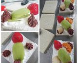 萌え断苺お花のフルーツサンド あんこ入り作り方17写真