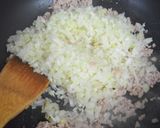 皆大好き✿玉ねぎ入りマーボー丼作り方8写真