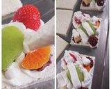 萌え断苺お花のフルーツサンド あんこ入り作り方18写真
