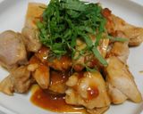 簡単！美味！鶏もも肉きのこの梅バター炒め作り方7写真