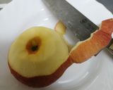 砂糖なし!レンチンりんごのコンポート作り方1写真