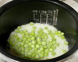 豆ご飯　（冷凍うすいえんどう）作り方4写真