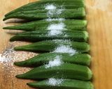 おくら の 胡麻和え(備忘録)作り方3写真