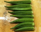 おくら の 胡麻和え(備忘録)作り方4写真