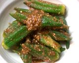 おくら の 胡麻和え(備忘録)作り方10写真